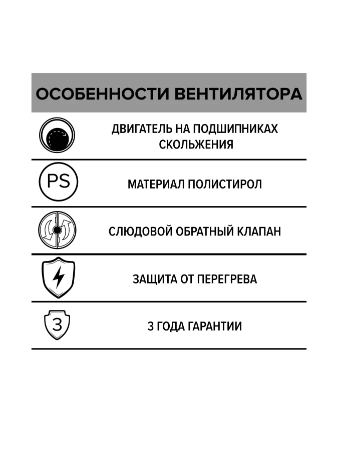 OPTIMA 5C, Вентилятор осевой вытяжной с обратным клапаном D 125