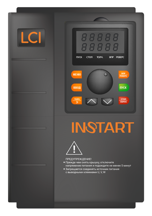 Частотный преобразователь INSTART LCI-G5.5/P7.5-4B, 5,5кВт, 380В (13 А)